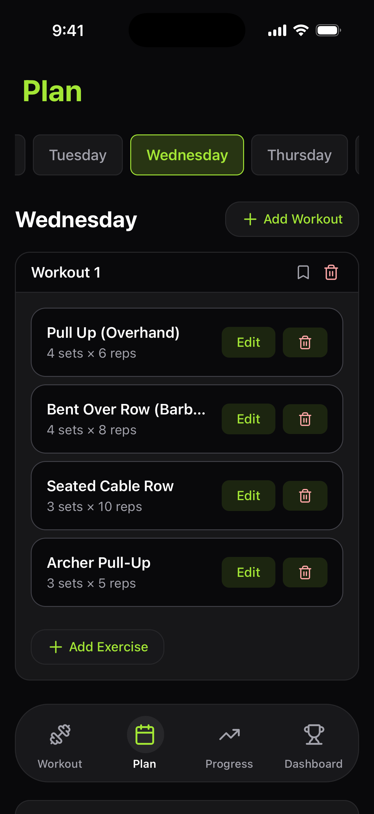 Plan your week